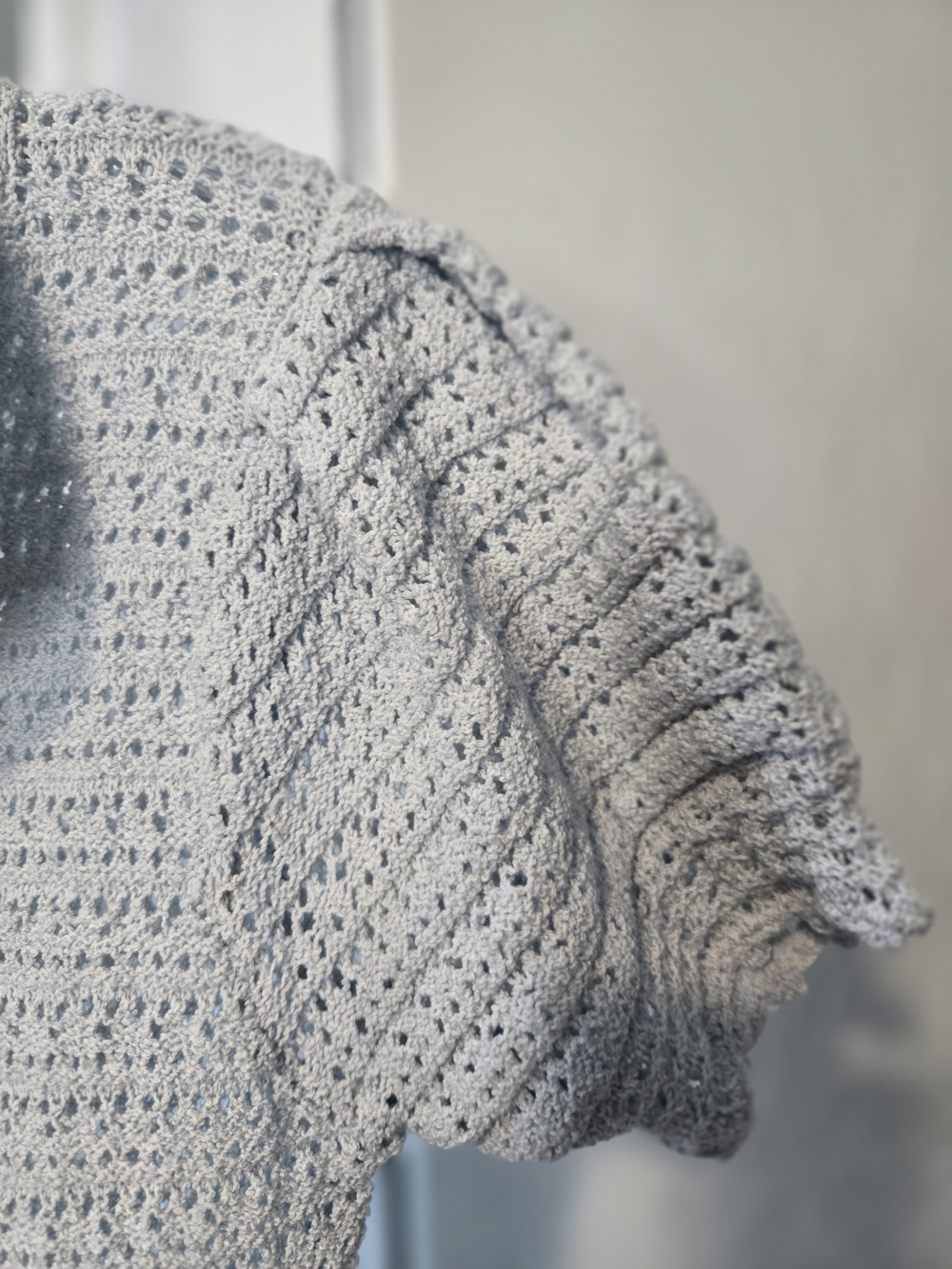 Light Blue Crochet Dress - Picture 7 of 7